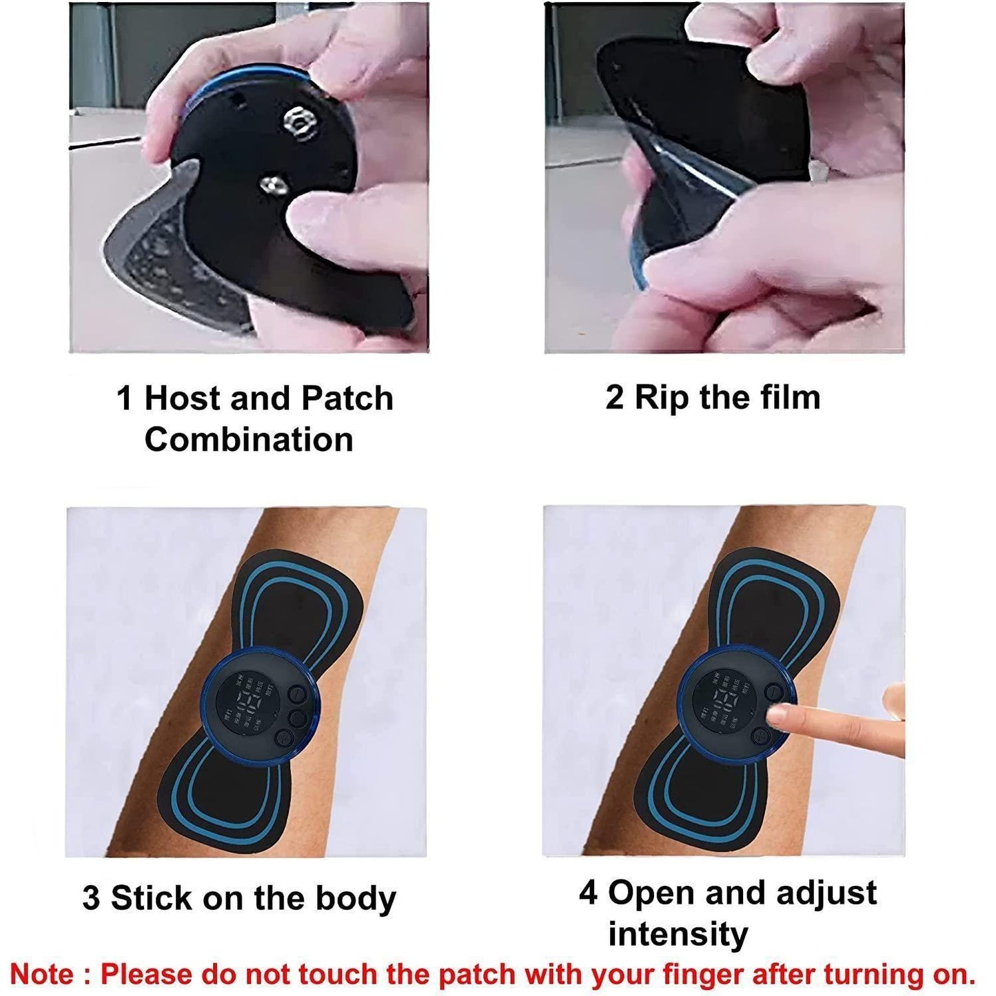 Mini Massager: Ultra-Compact 8-Mode, 19-Level Rechargeable for Instant Pain Relief