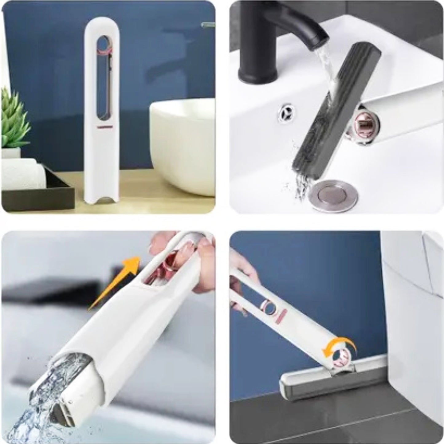 Magic Mini Self-Squeeze Mop – Strong Absorbent & Wash-Free